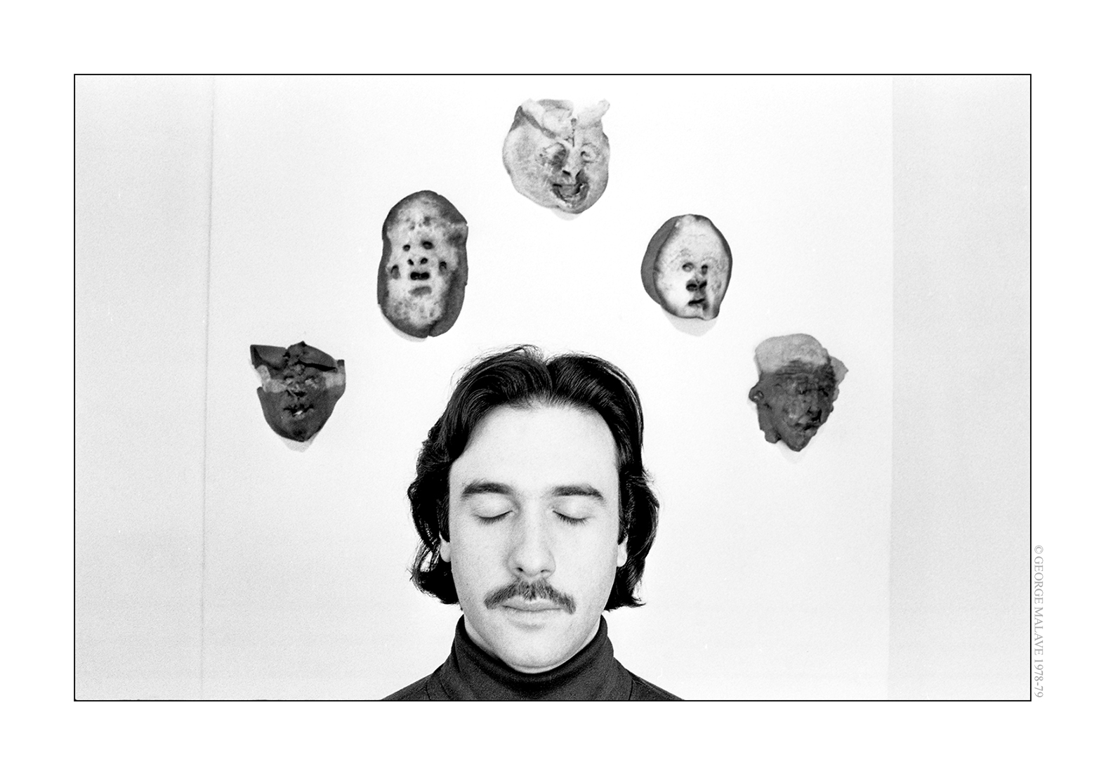 George Malave, Artist Robert Sherman - Mask Maker, CETA/CCF Artist Project series, 1978-79.