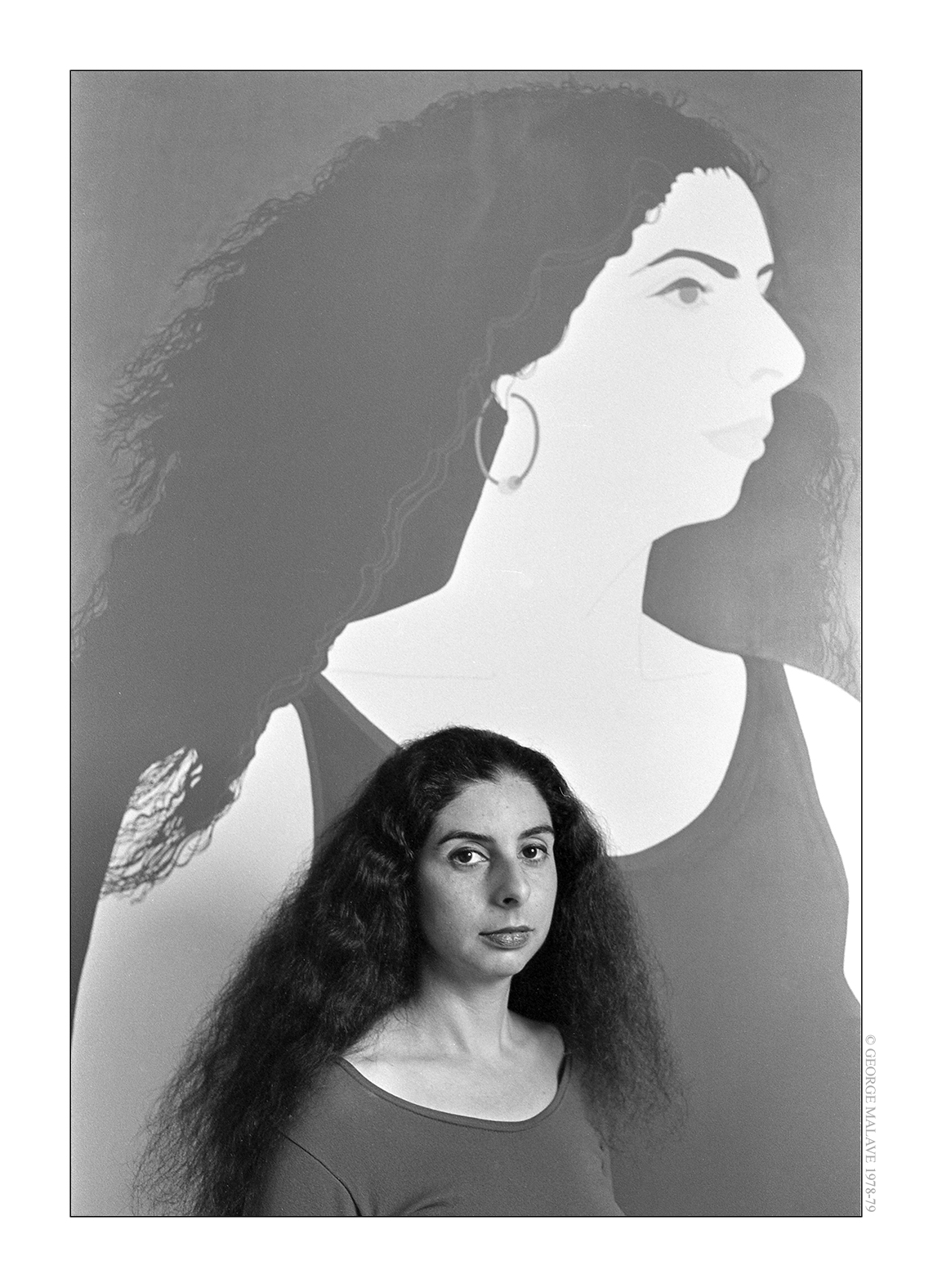 George Malave, Painter Cynthia Mailman with Self-portrait, CETA/CCF Artist Project series, 1978-79.