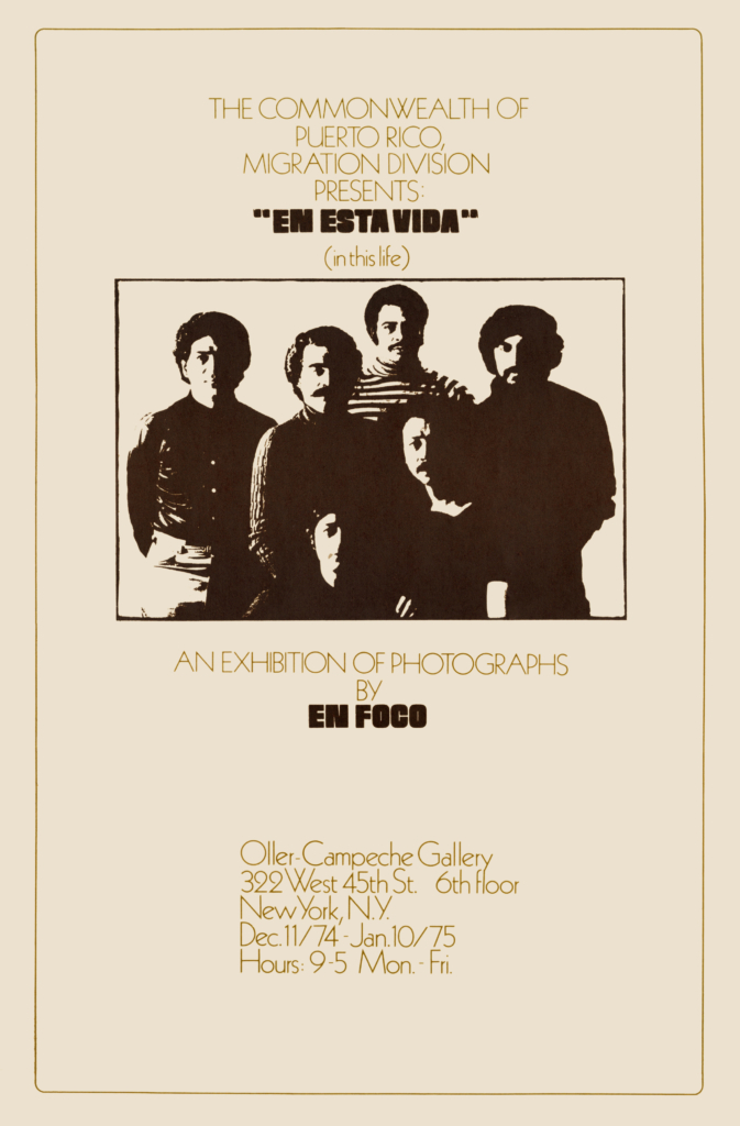 En Esta Vida, Courtesy of En Foco, 1974-1975.