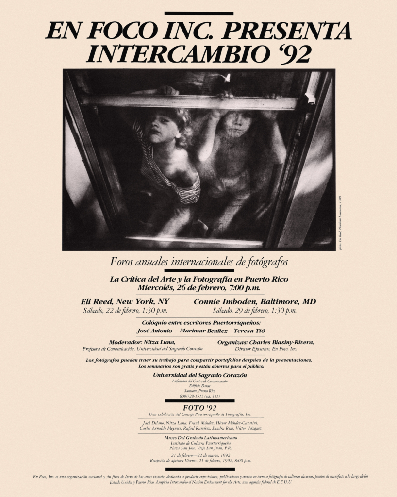 Intercambio 1992, Courtesy of En Foco, 1992.