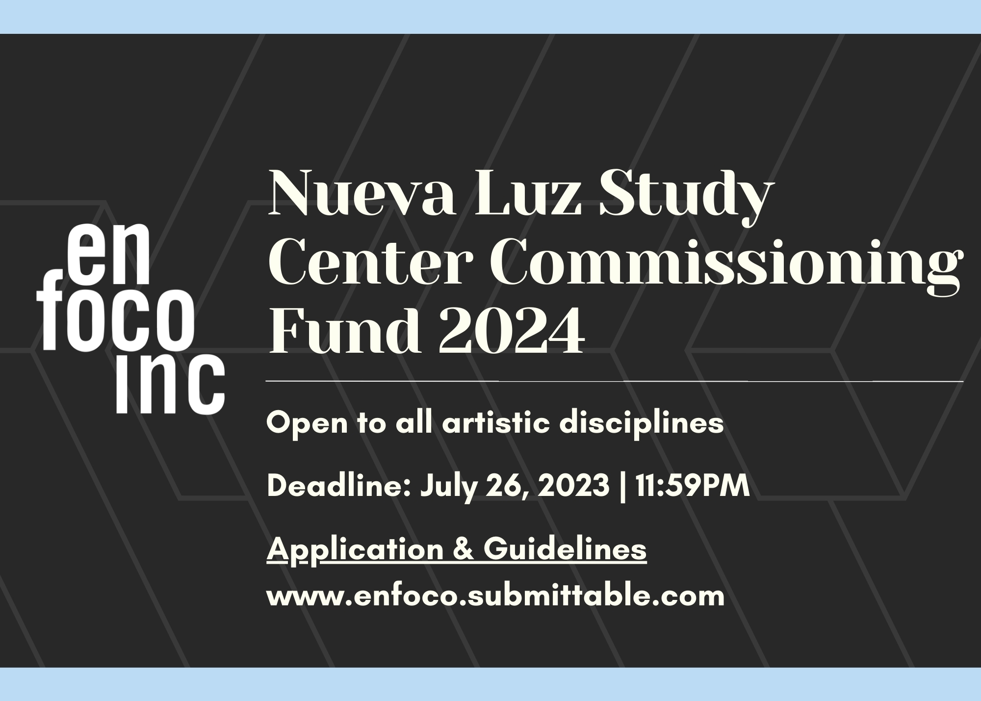 Copy of Nueva Luz Study Center Commissioning Banner
