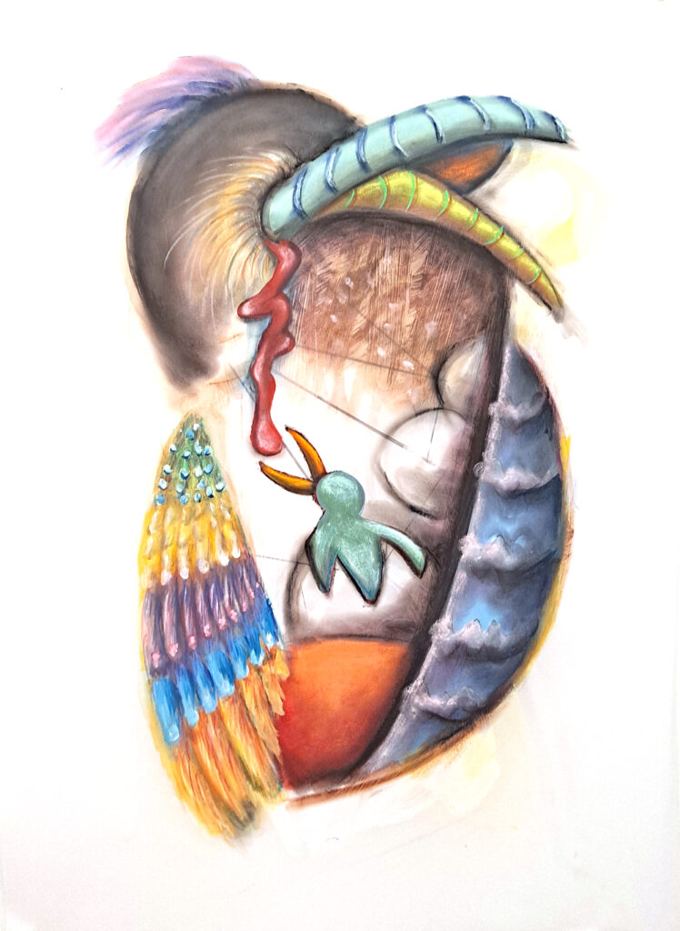 Tricia McLaughlin, Blood Bird, Phantasmachina series, 2023.