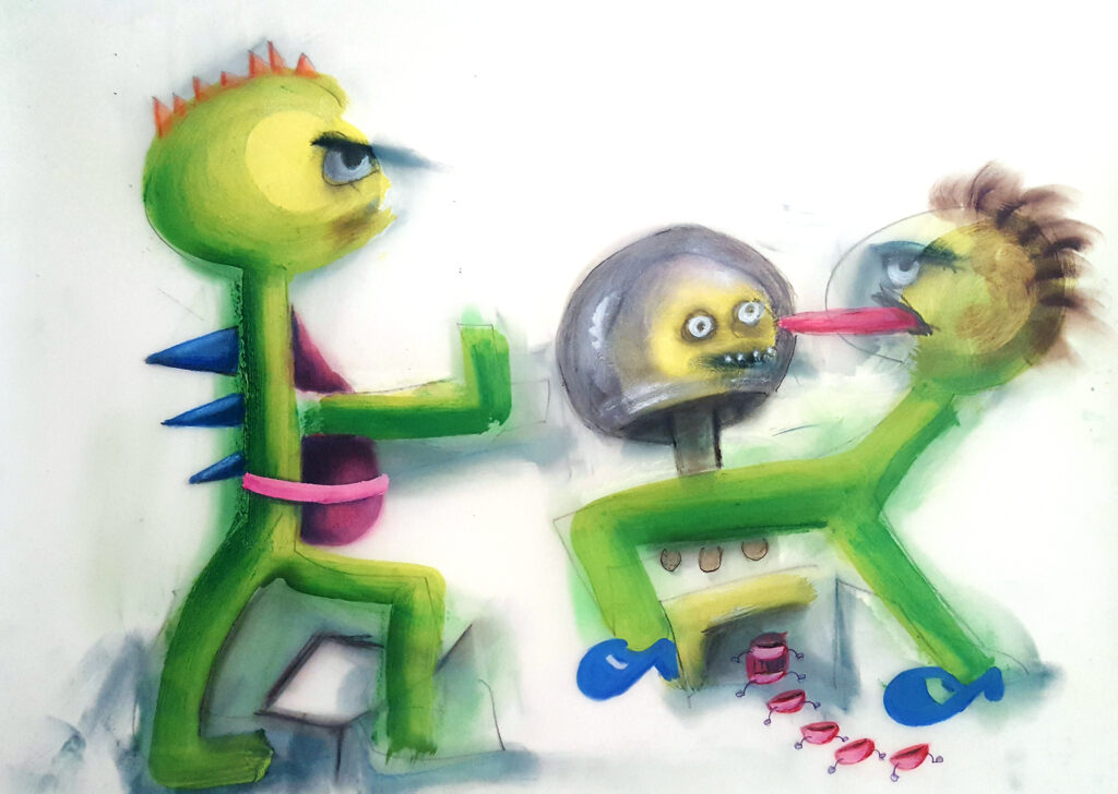 Tricia McLaughlin, Invasion, Phantasmachina series, 2020.