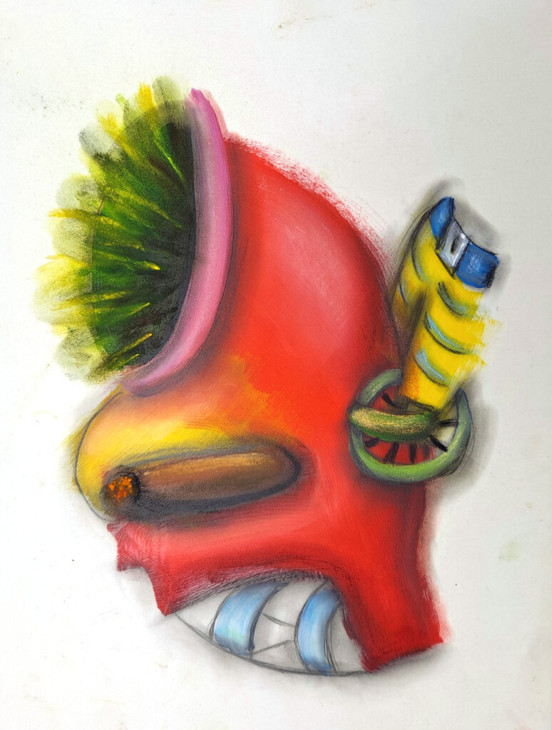 Tricia McLaughlin, Making Grass, Phantasmachina series, 2023.