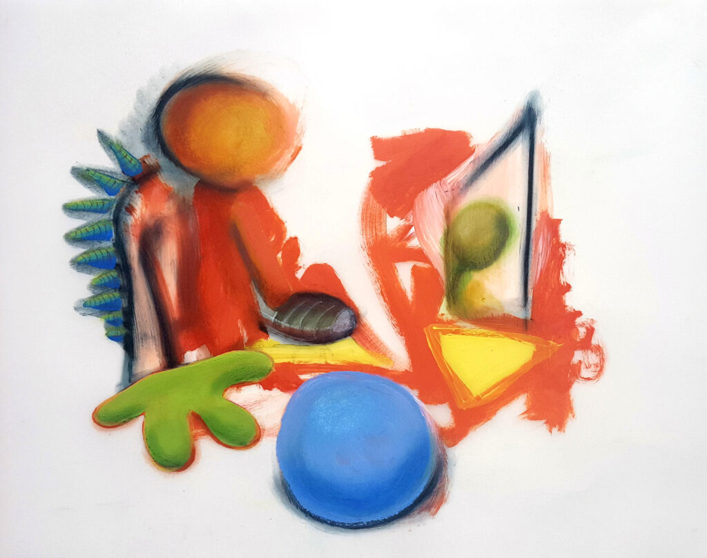 Tricia McLaughlin, Mirror Murder Ball, Phantasmachina series, 2022.