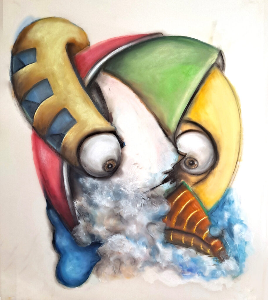 Tricia McLaughlin, Nested Eggs, Phantasmachina series, 2023.