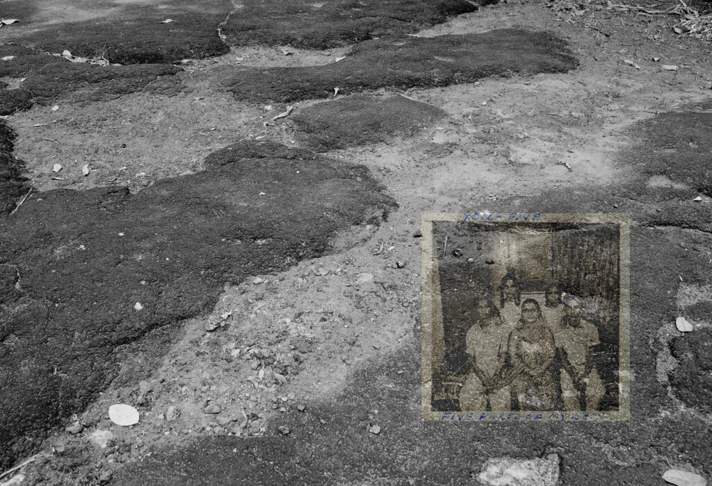 Rahul Majumdar Untitled, 2018 Photo collage using found family archival photo, printed on Hahnemuhle PhotoRag 308